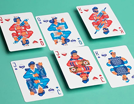 Дизайнерские игральные карты, с вашим логотипом